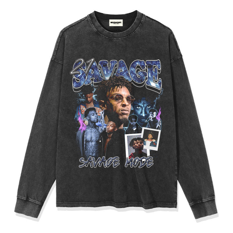 21 SAVAGE Sweatshirt 2024 Style001 T-Shirts, Hoodie | CoreVibeTees.com (Image 3)