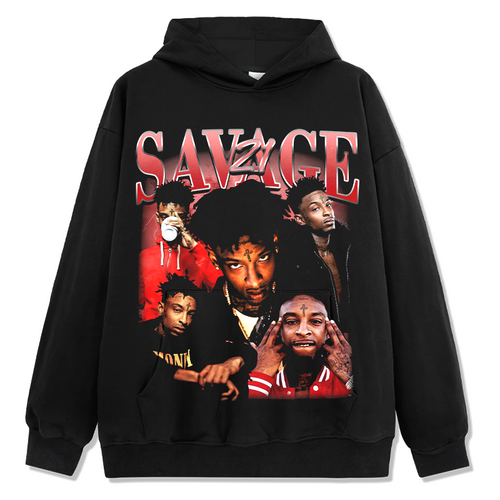 21 SAVAGE HOODIE 2024 T-Shirts, Sweatshirt | CoreVibeTees.com (Image 1)