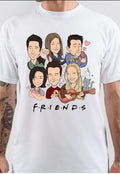 Friends TV Series White T-Shirt Hoodie, Sweatshirt | CoreVibeTees.com