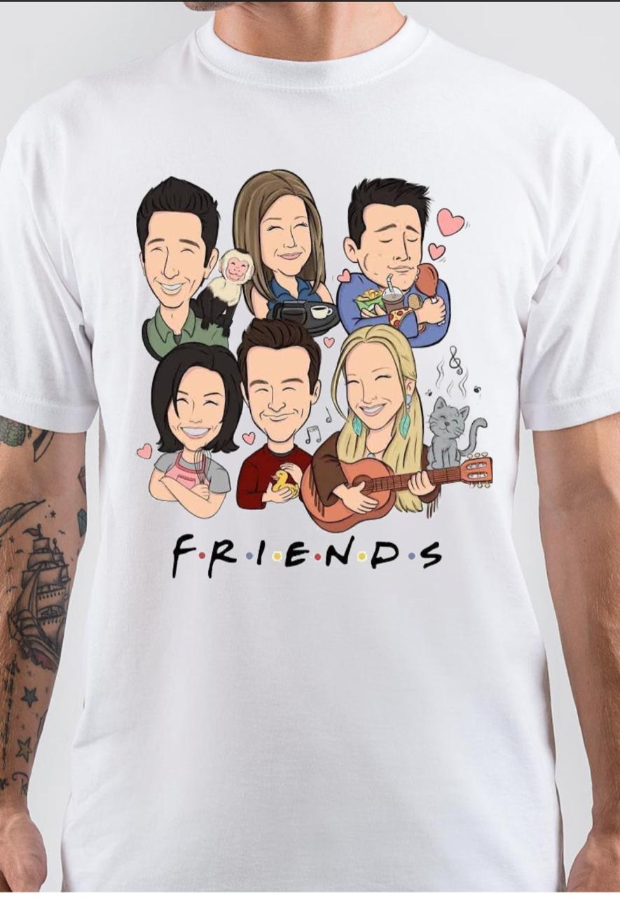 Friends TV Series White T-Shirt Hoodie, Sweatshirt | CoreVibeTees.com