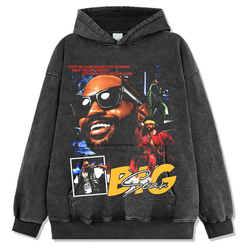 BIG SEAN "ONE MAN CAN CHANGE THE WORLD" HOODIE 2024 T-Shirts, Sweatshirt | CoreVibeTees.com (Image 2)