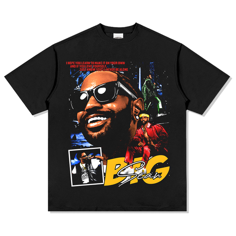 BIG SEAN "ONE MAN CAN CHANGE THE WORLD" TEE 2O24 Hoodie, Sweatshirt | CoreVibeTees.com (Image 1)