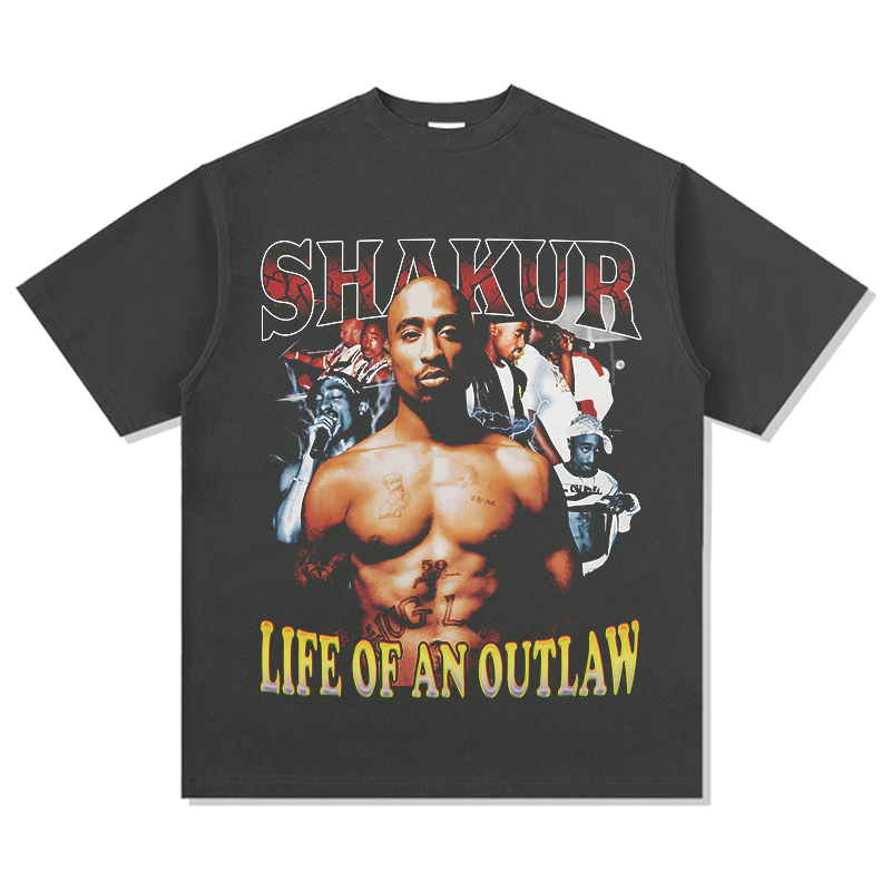 TUPAC SHAKUR "LIFE OF AN OUTLAW" TEE 2024 Hoodie, Sweatshirt | CoreVibeTees.com (Image 3)