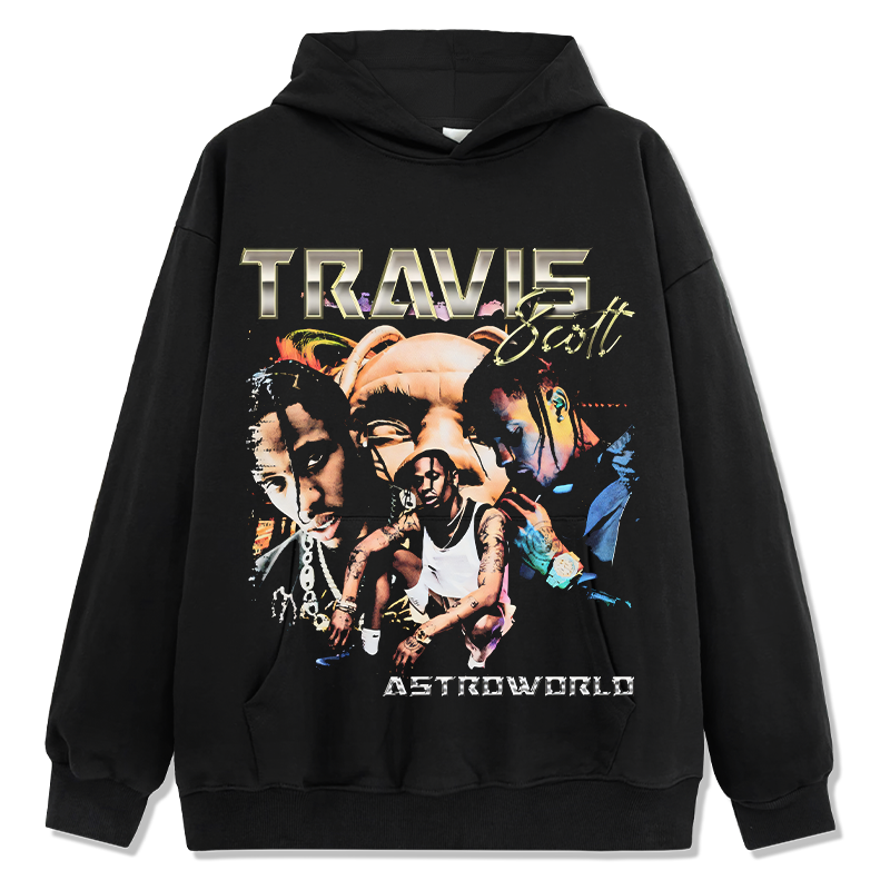 TRAVIS SCOTT HOODIE 2024 Style001 T-Shirts, Sweatshirt | CoreVibeTees.com (Image 1)