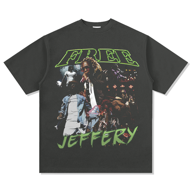 FREE JEFFERY TEE 2024 Hoodie, Sweatshirt | CoreVibeTees.com (Image 1)