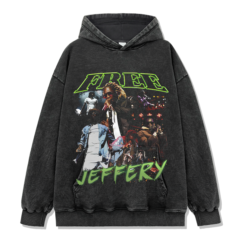 FREE JEFFERY HOODIE 2024 T-Shirts, Sweatshirt | CoreVibeTees.com (Image 1)