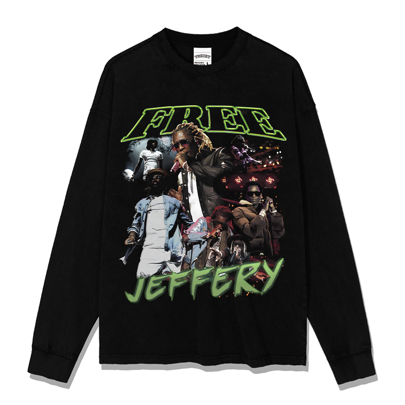 FREE JEFFERY Sweatshirt 2024 T-Shirts, Hoodie | CoreVibeTees.com (Image 4)