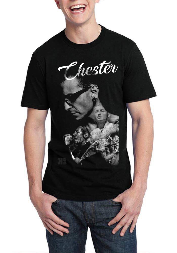 Chester Bennington Black T-Shirt Style001 Hoodie, Sweatshirt | CoreVibeTees.com
