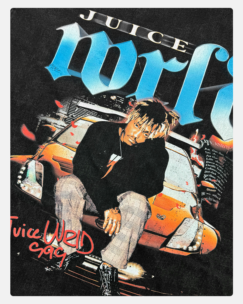 Juice Wrld Back Design TEE 2024 Hoodie, Sweatshirt | CoreVibeTees.com (Image 4)