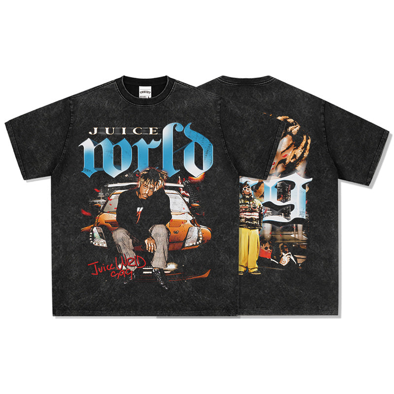 Juice Wrld Back Design TEE 2024 Hoodie, Sweatshirt | CoreVibeTees.com (Image 1)