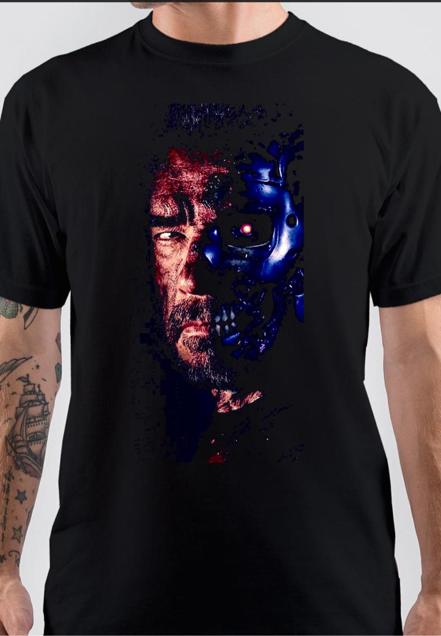 Arnold Schwarzenegger Terminator T-Shirt Hoodie, Sweatshirt | CoreVibeTees.com