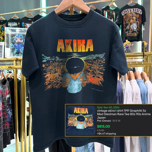 1991 AKIRA 'STEDMAN' RARE WASHED BLACK T-SHIRT Hoodie, Sweatshirt | CoreVibeTees.com (Image 2)