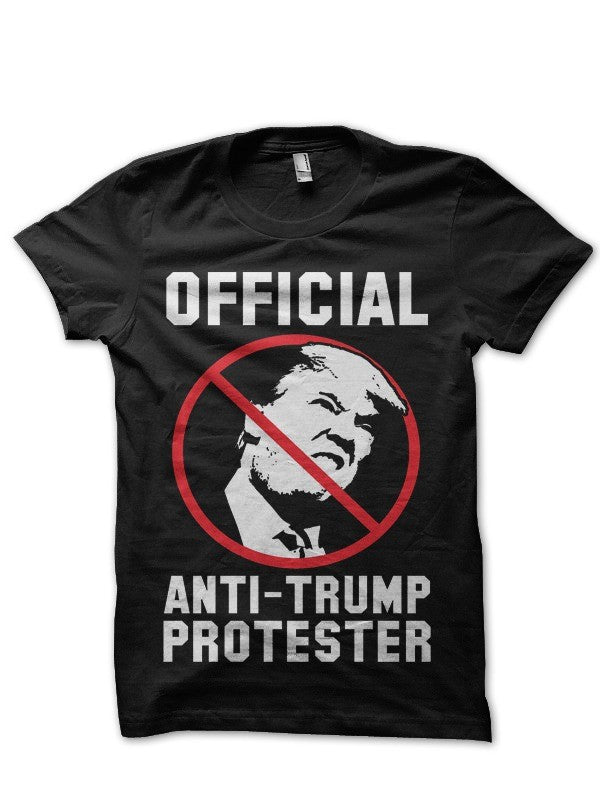 Anti-Trump Protester Black T-Shirt Hoodie, Sweatshirt | CoreVibeTees.com