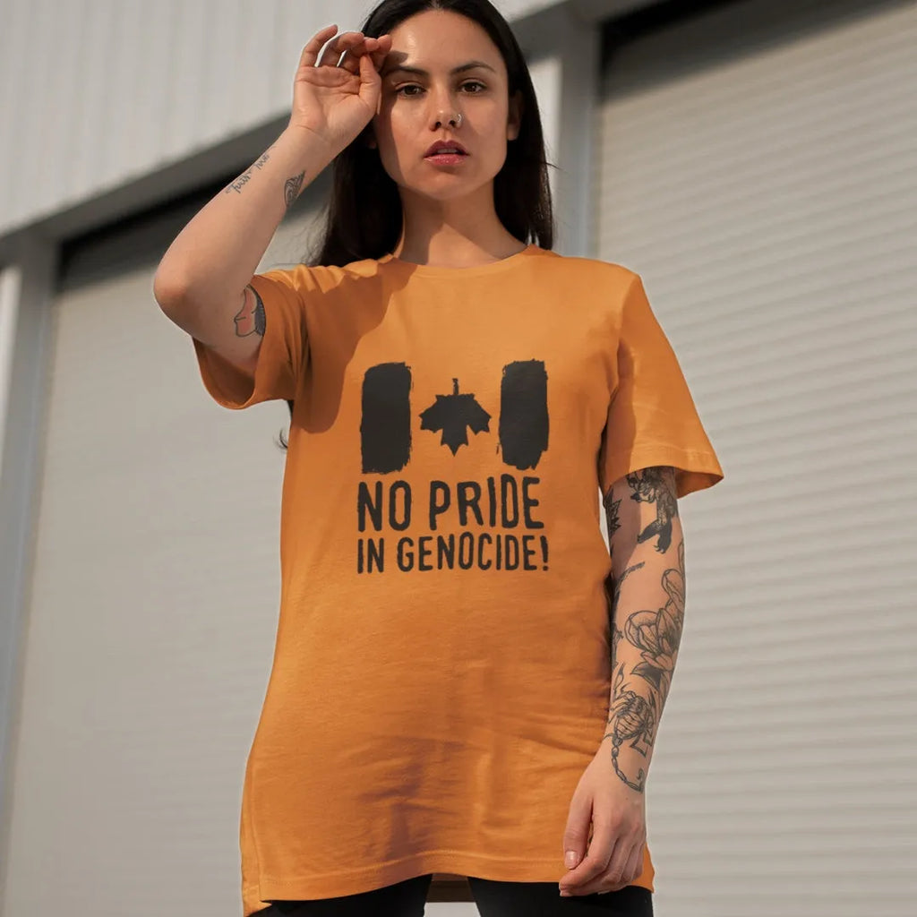 No Pride (Orange) T-shirt Hoodie, Sweatshirt | CoreVibeTees.com (Image 2)