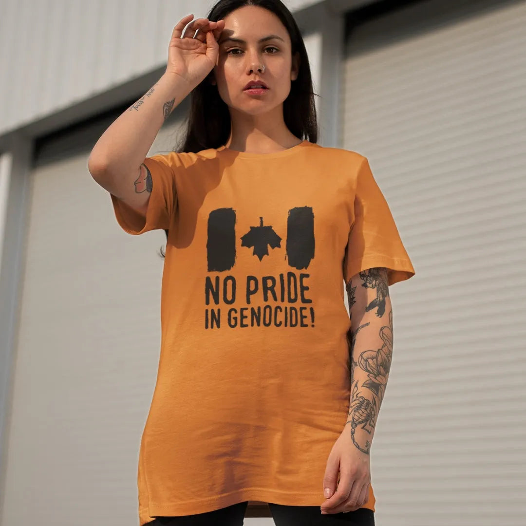 No Pride (Orange) T-shirt Hoodie, Sweatshirt | CoreVibeTees.com (Image 2)