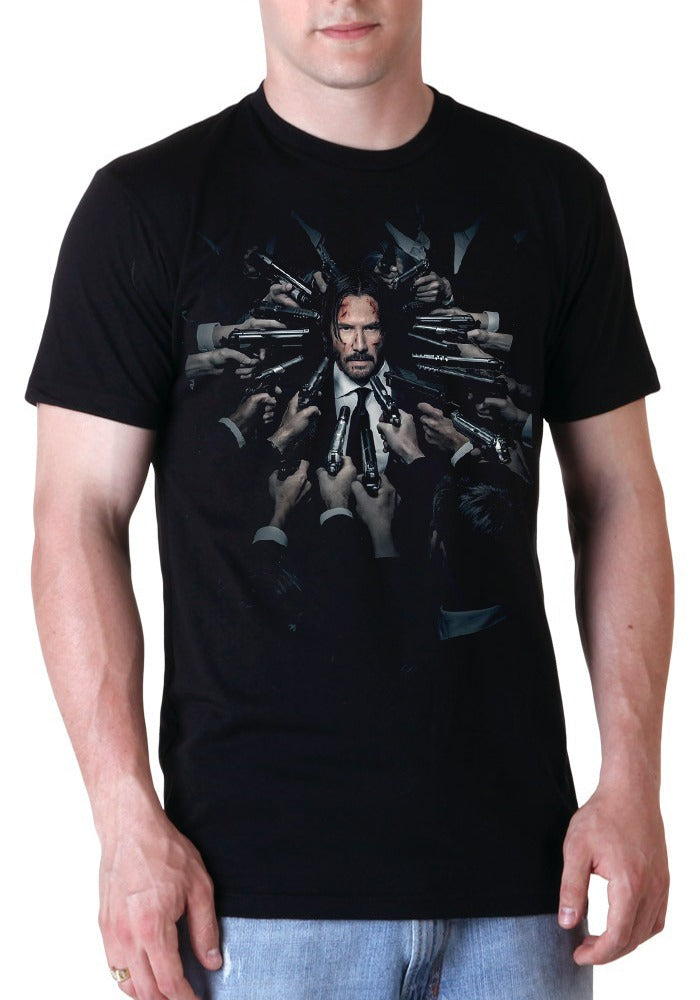 John Wick Black Half Sleeve T-Shirt Style008 Hoodie, Sweatshirt | CoreVibeTees.com