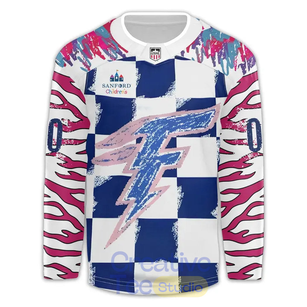 Fargo Force 2026 Sanford Children’s Custom Hockey Jersey
