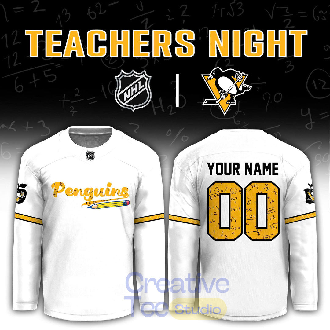 Pittsburgh Penguins Teacher Appreciation Night 2026 Custom Hockey Jersey