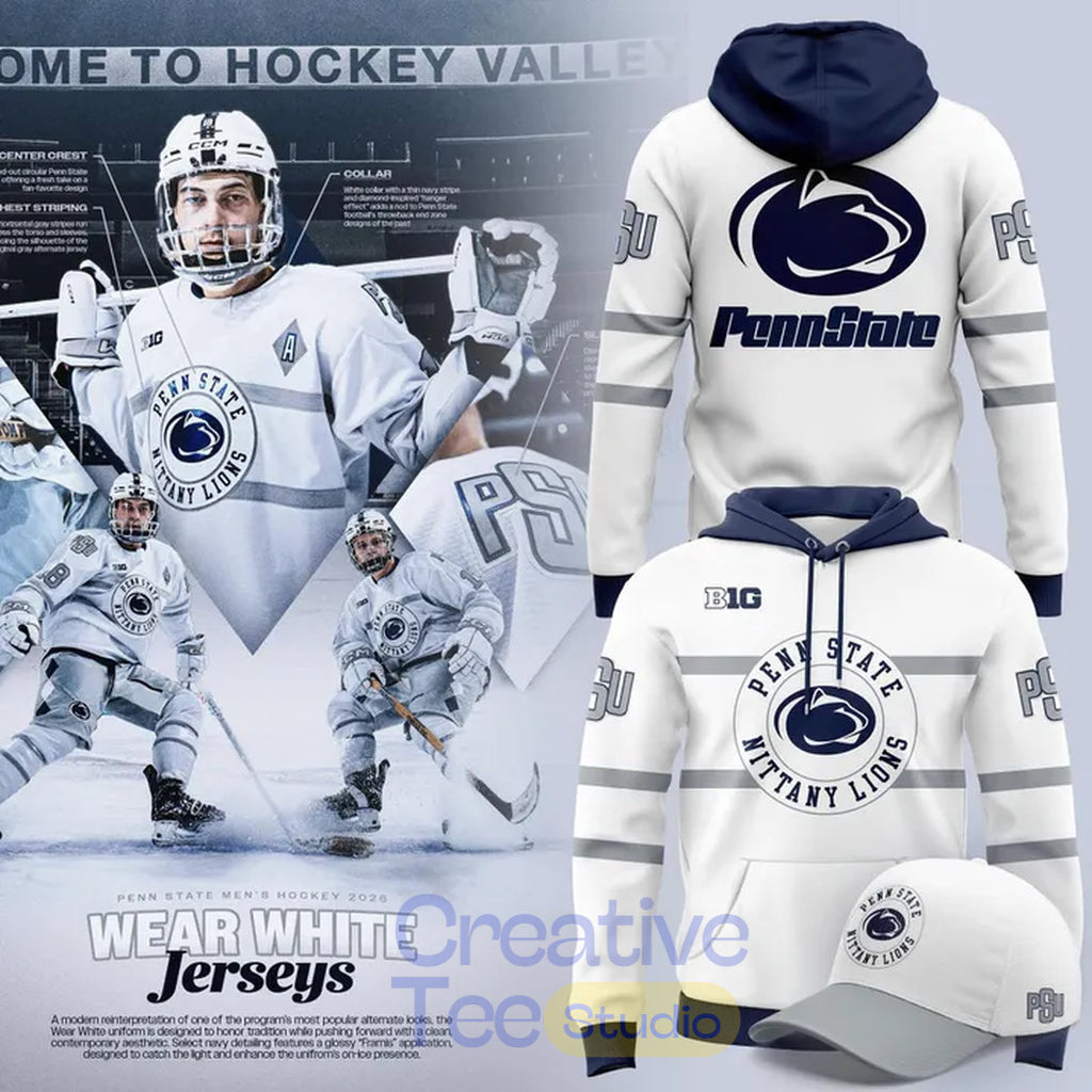 Penn State Nittany Lions 2026 “Wear White” Special Hoodie