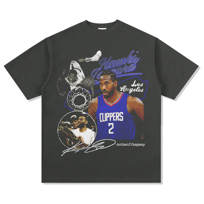 Kawhi Leonard Tee NBA 2024 Style002 Hoodie, Sweatshirt | CoreVibeTees.com (Image 1)
