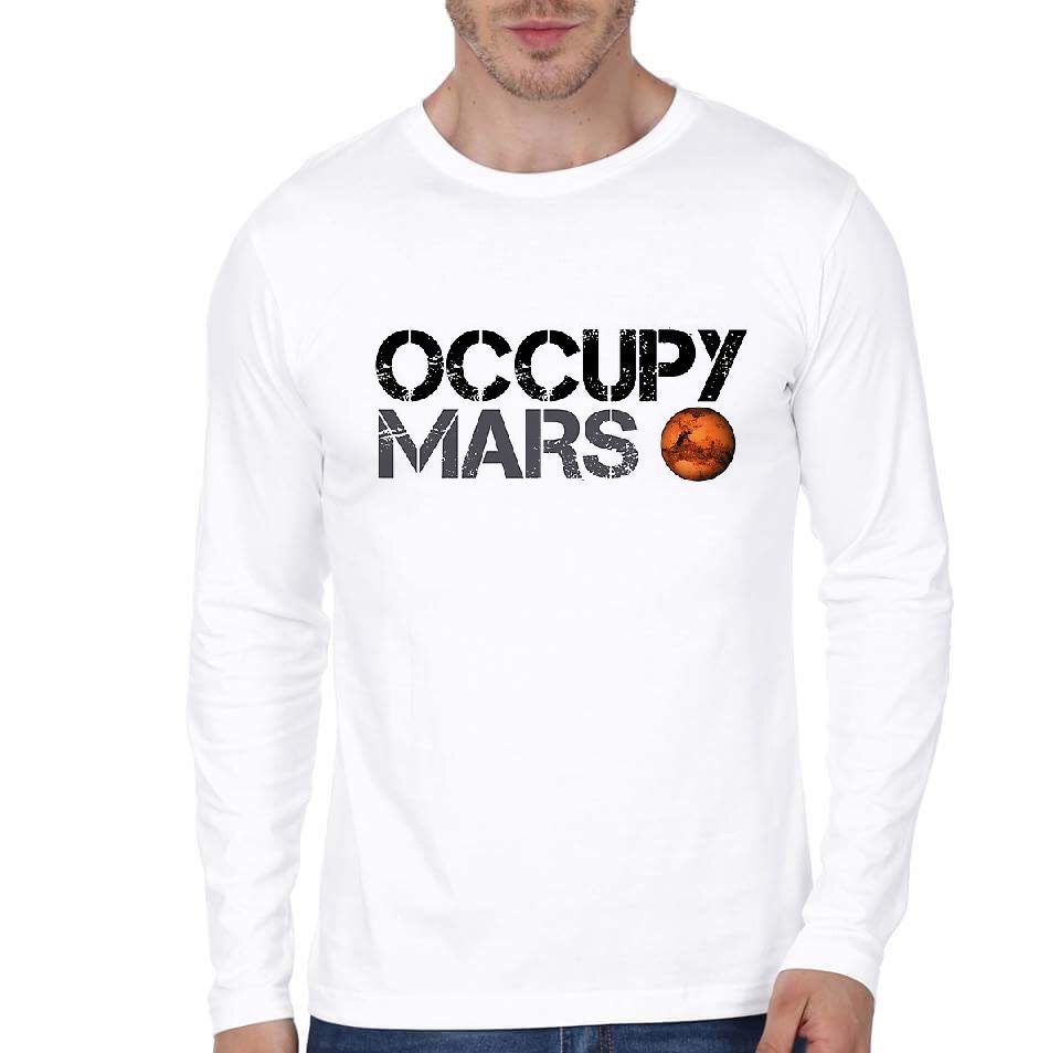Occupy Mars Full Sleeve T-Shirt Style001 Hoodie, Sweatshirt | CoreVibeTees.com