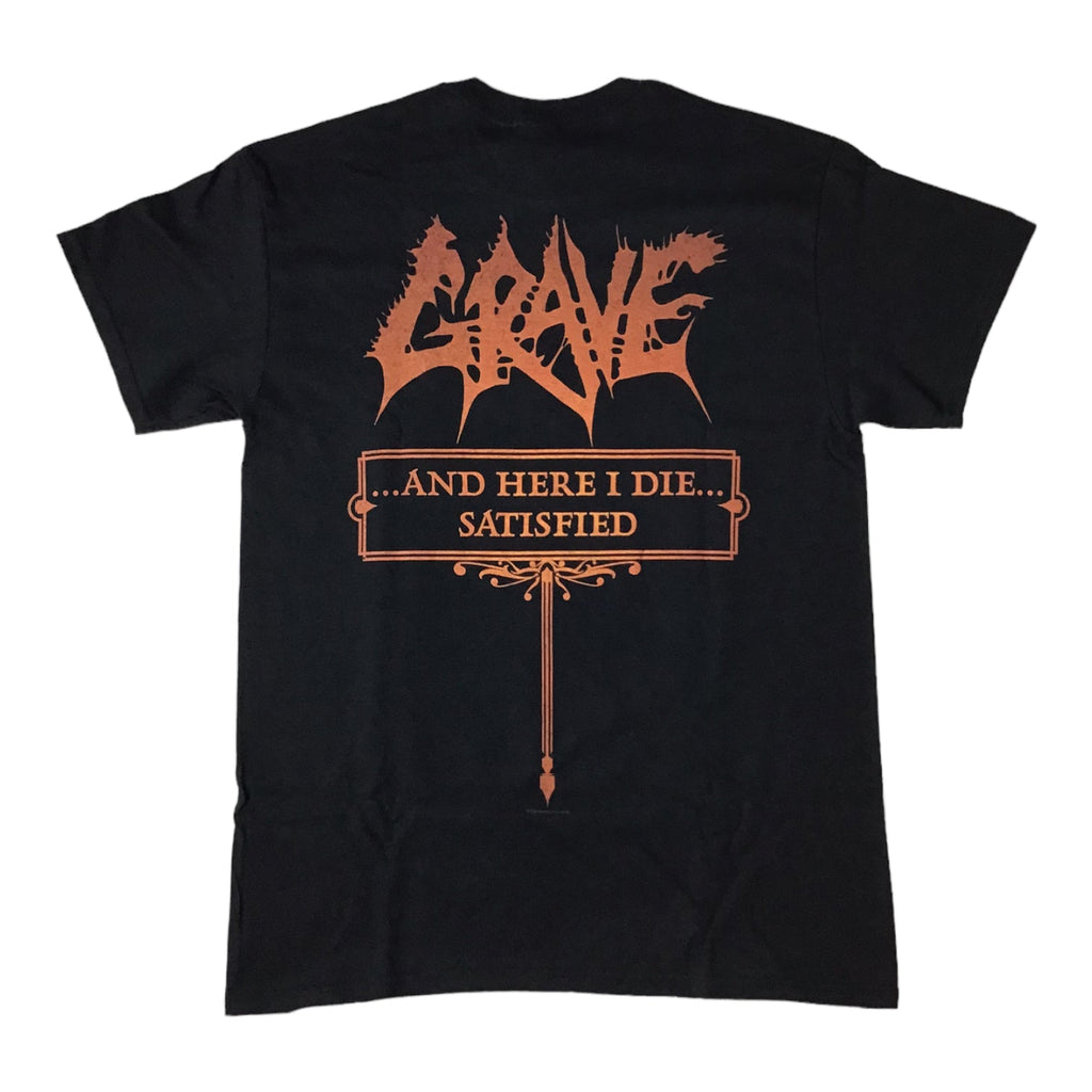 Grave - And Here I Die... Satisfied t-shirt Hoodie, Sweatshirt | CoreVibeTees.com (Image 3)