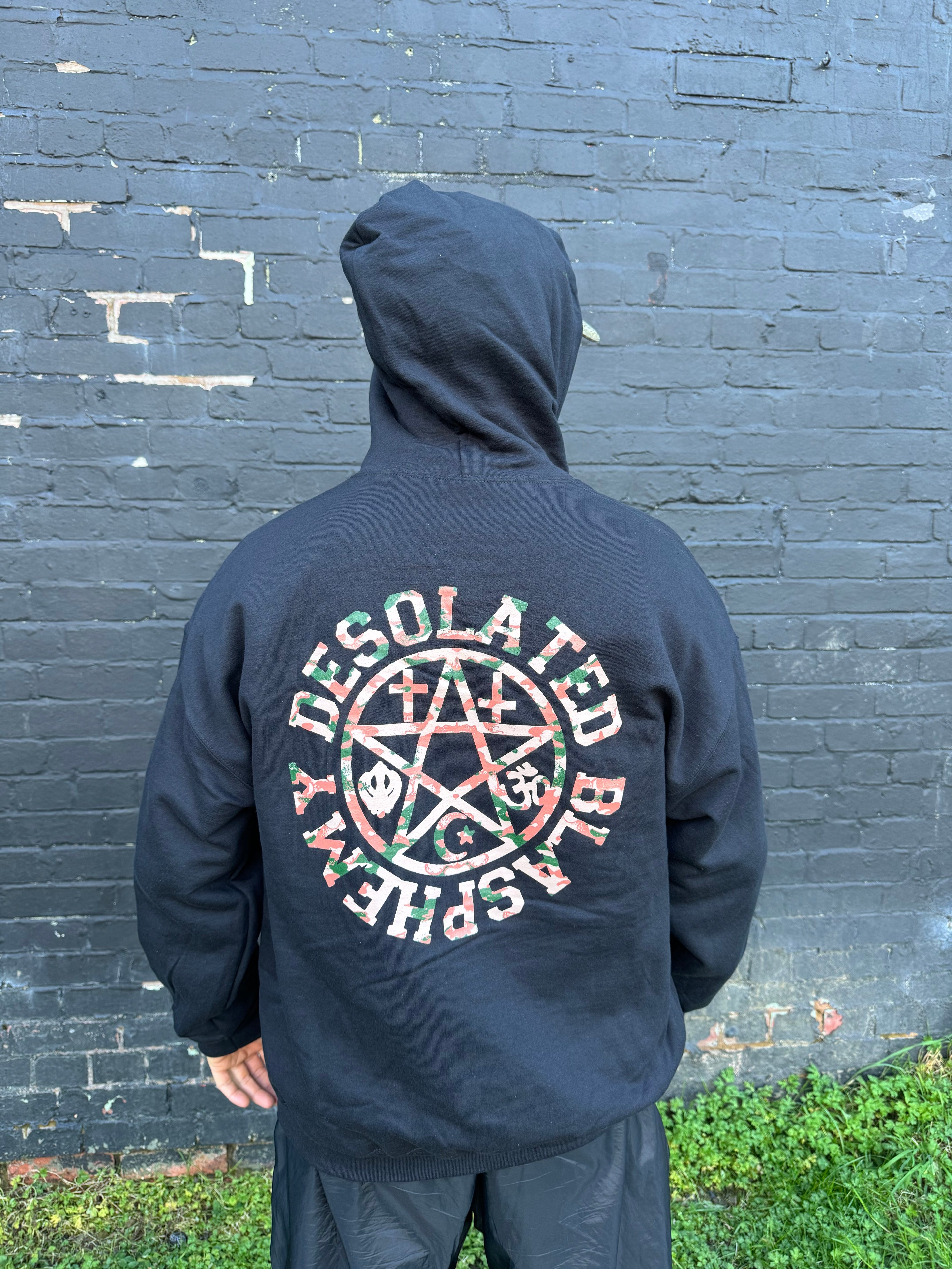 Desolated - Camo Blasphemy Hoodie T-Shirts, Sweatshirt | CoreVibeTees.com (Image 2)
