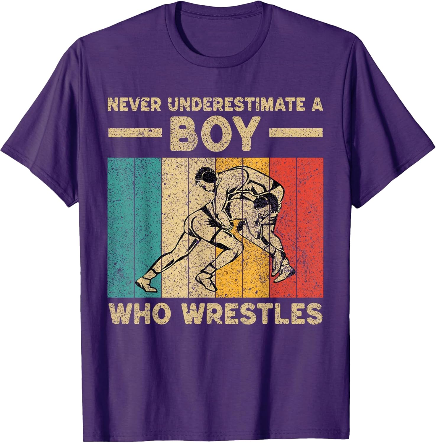 Vintage Wrestling Wrestler Boys Girls Merch