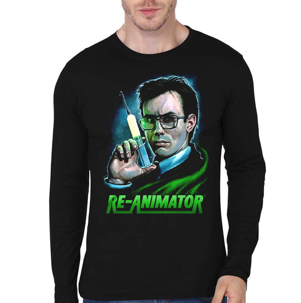 Re-Animator Black T-Shirt Hoodie, Sweatshirt | CoreVibeTees.com