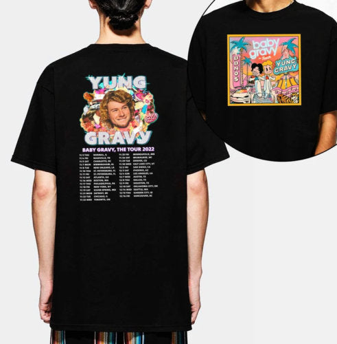 Yung Gravy Tour Shirt, Baby Gravy Tour Shirt, Yung Gravy And BBNO Tour shirt Hoodie, Sweatshirt | CoreVibeTees.com
