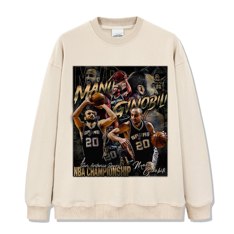 Manu Ginobili Sweatshirt NBA 2024 T-Shirts, Hoodie | CoreVibeTees.com (Image 2)