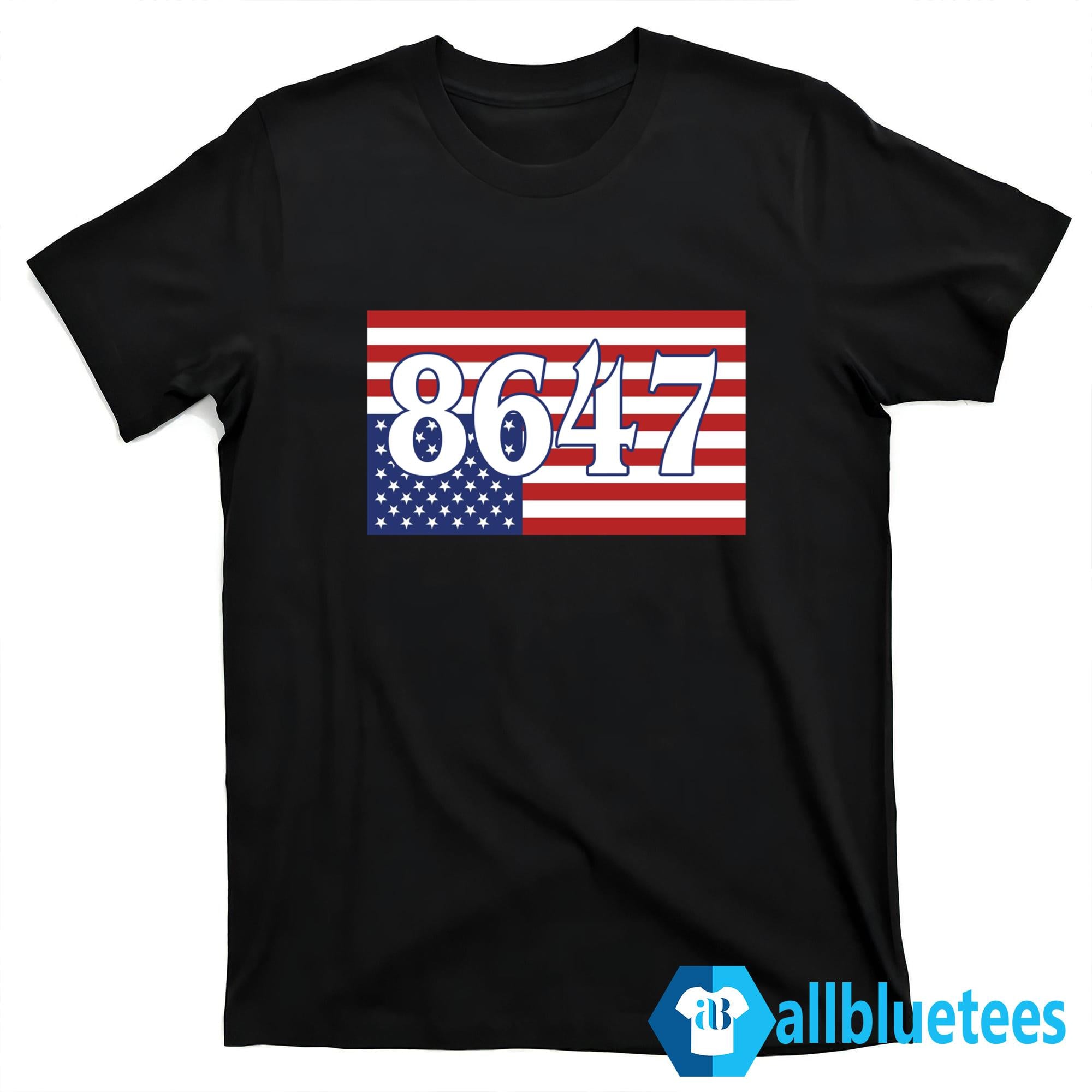 8647 Upside Down Flag Shirt