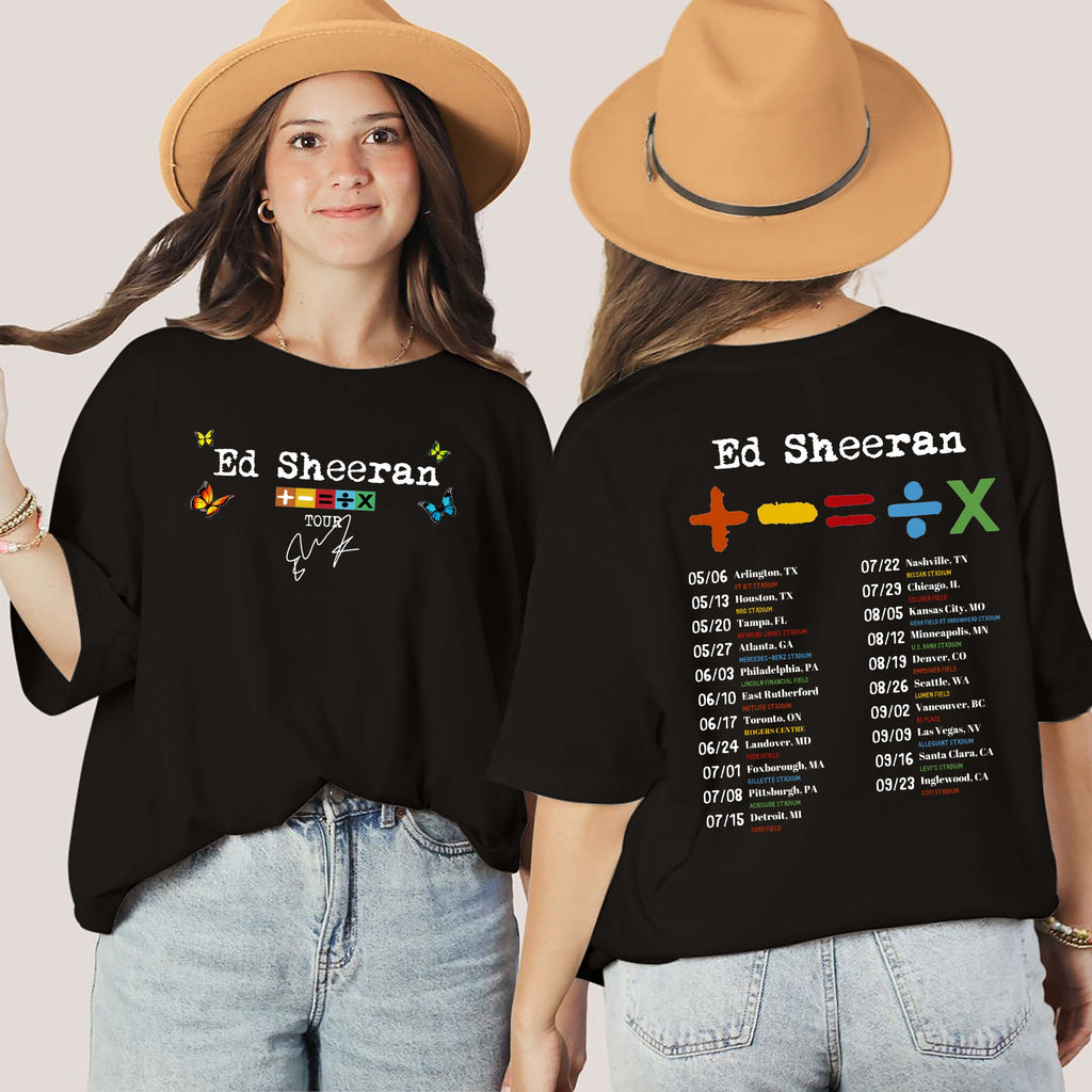 Ed Shee Concert Shirt, I Ed Shee Mathematic Tour Shirt Hoodie, Sweatshirt | CoreVibeTees.com