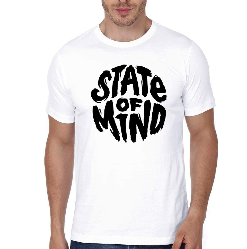 State Of Mind White T-Shirt Hoodie, Sweatshirt | CoreVibeTees.com
