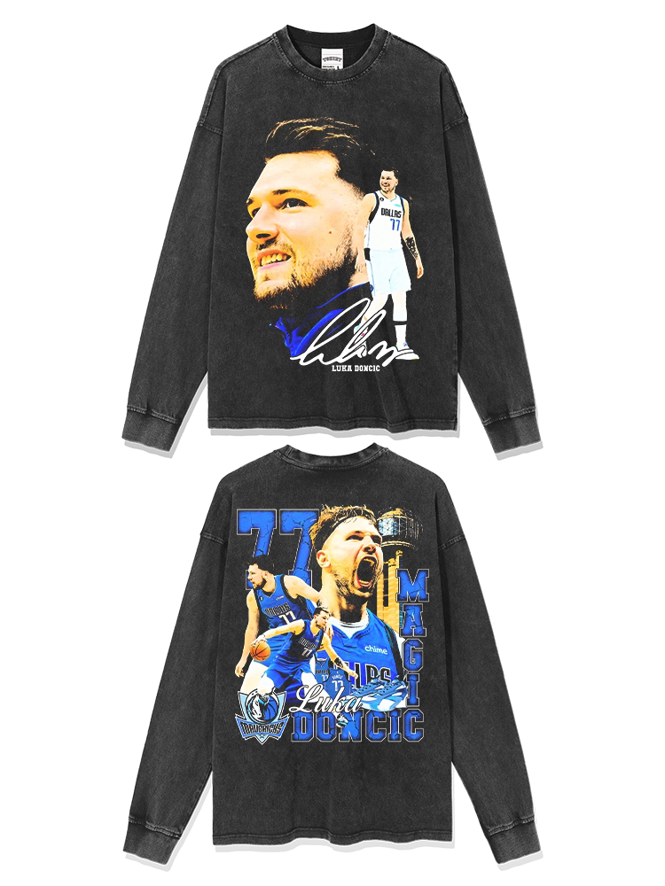 Luka Doncic Sweatshirt NBA 2024 Style001 T-Shirts, Hoodie | CoreVibeTees.com (Image 1)