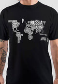 World Map T-Shirt Hoodie, Sweatshirt | CoreVibeTees.com