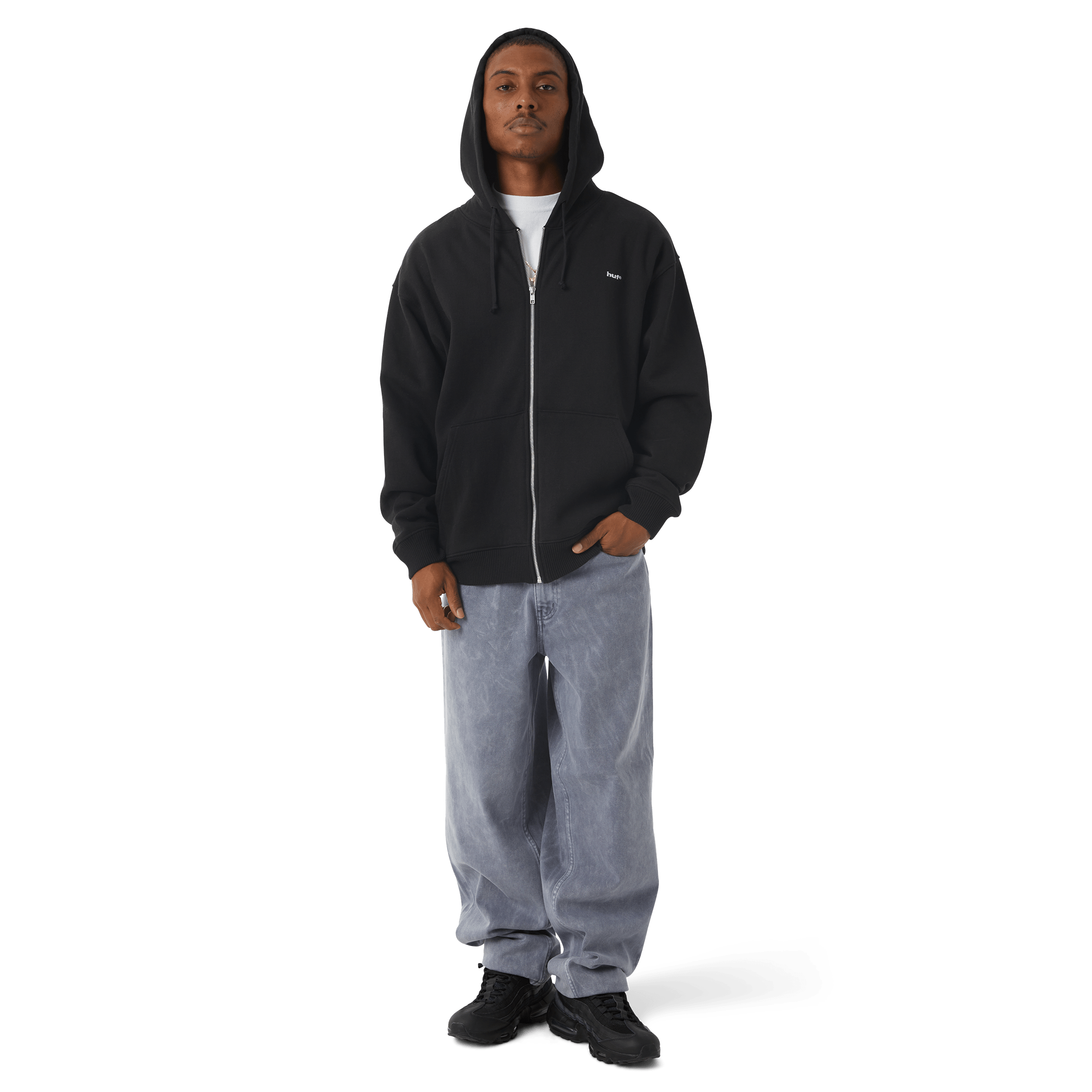 HUF®eightynine Full-Zip Hoodie T-Shirts, Sweatshirt | CoreVibeTees.com (Image 5)
