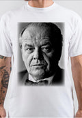 Jack Nicholson Half Sleeve White T-Shirt Hoodie, Sweatshirt | CoreVibeTees.com