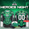 Fayetteville Marksmen x Heroes Night Custom Hockey Jersey