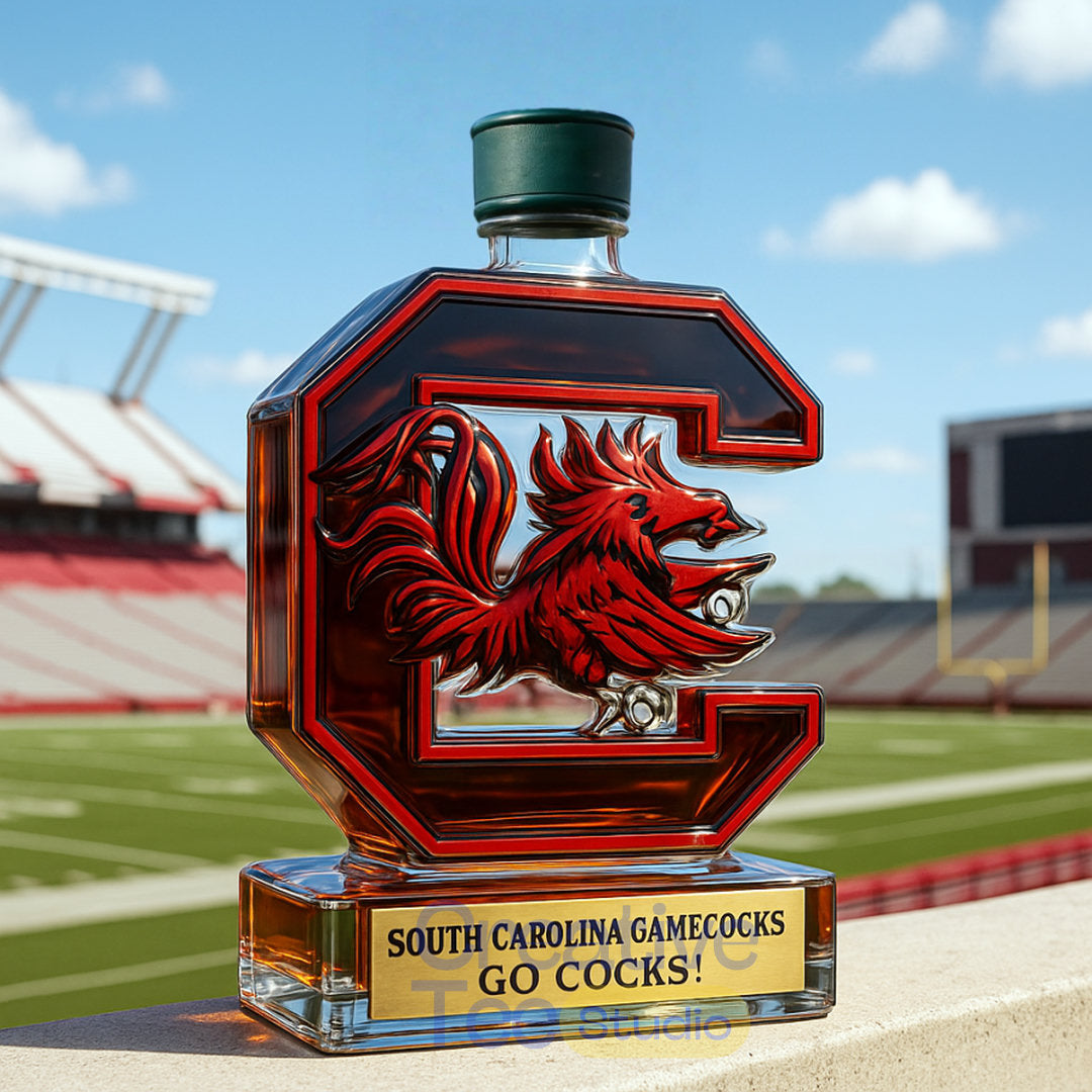 South Carolina Gamecocks “Go Cock!” Limited Edition Whiskey Bottle