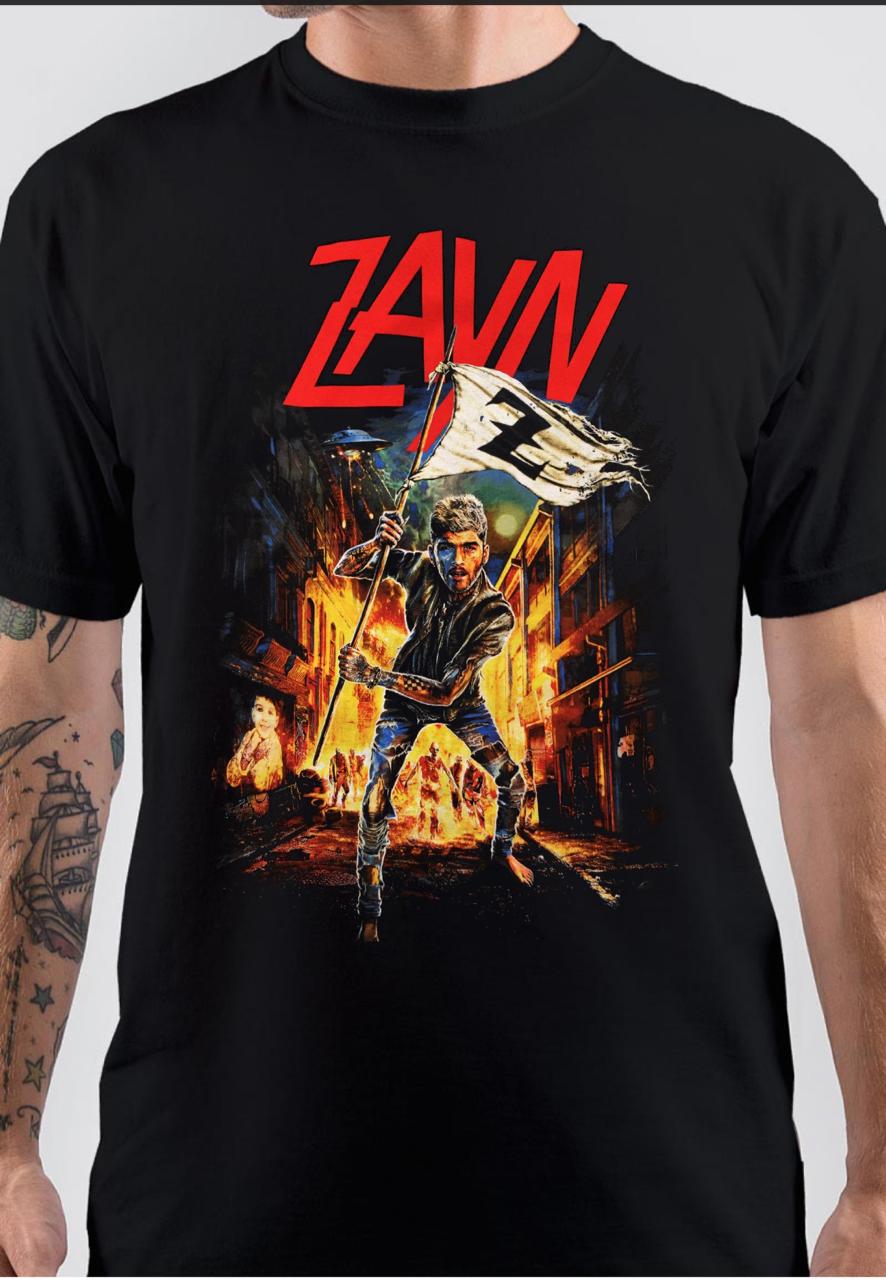 Zyan Malik Iron Maiden T-Shirt Hoodie, Sweatshirt | CoreVibeTees.com