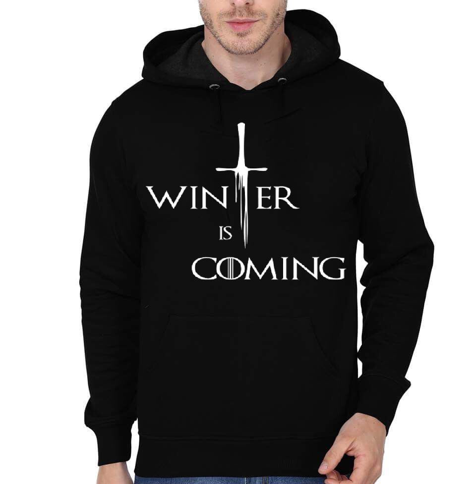 Winter Is Coming Black Hoodie T-Shirts, Sweatshirt | CoreVibeTees.com