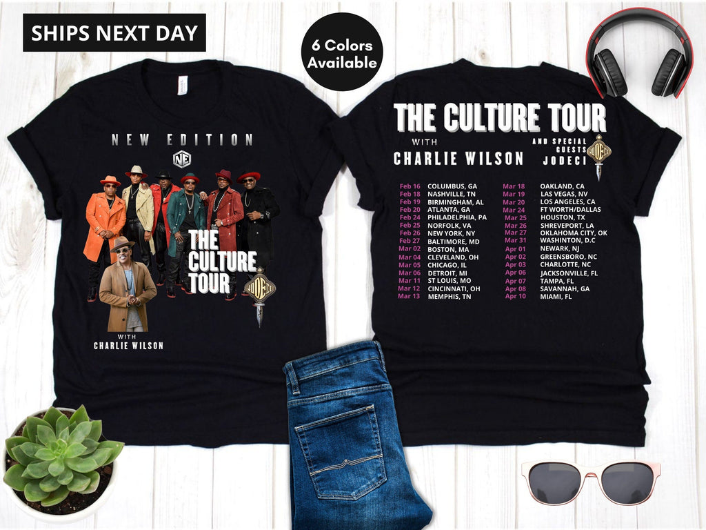 New Edition The Culture Tour 2022 Unisex Shirt, The Culture Tour Shirt Hoodie, Sweatshirt | CoreVibeTees.com