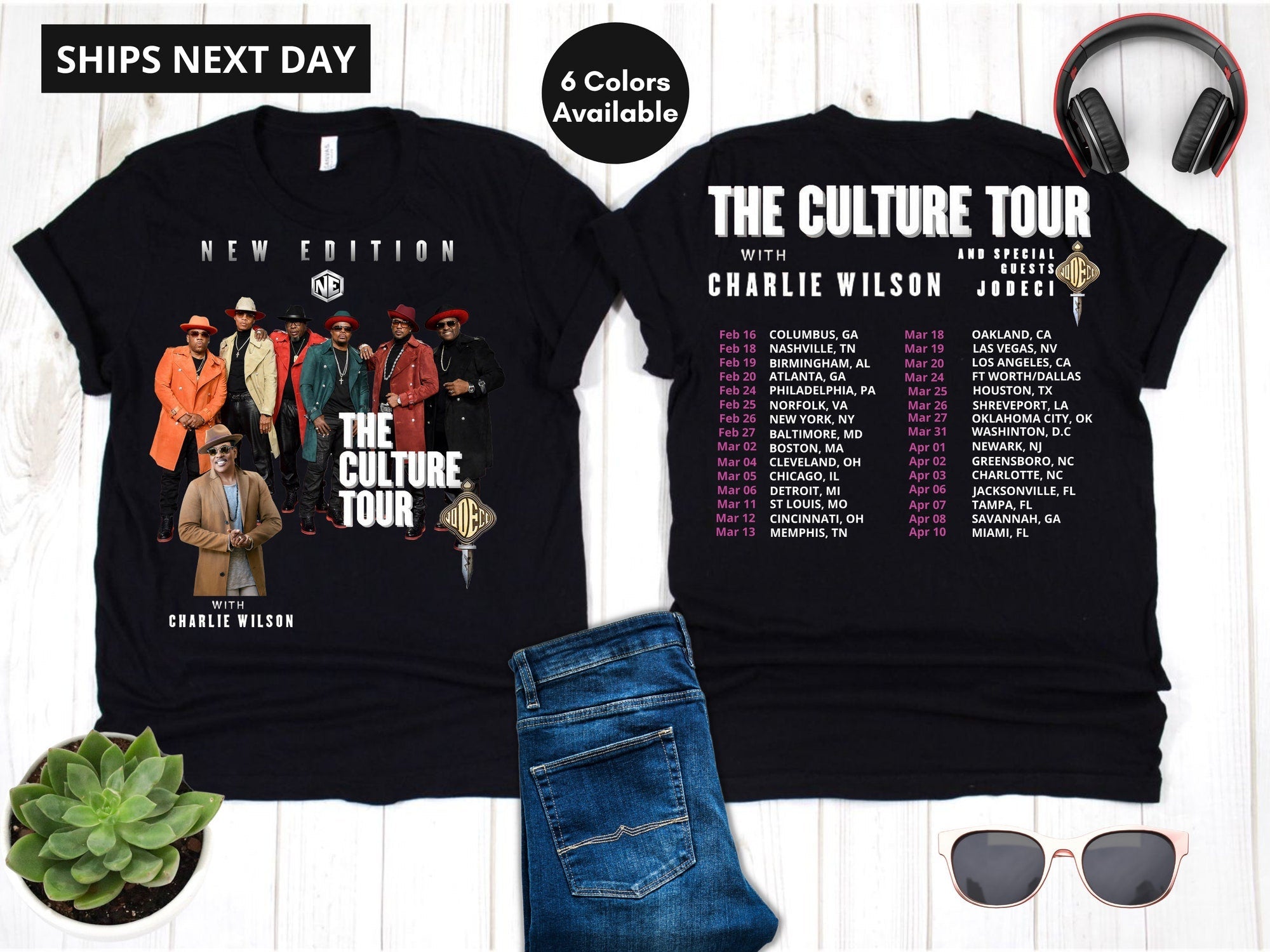 New Edition The Culture Tour 2022 Unisex Shirt, The Culture Tour Shirt Hoodie, Sweatshirt | CoreVibeTees.com