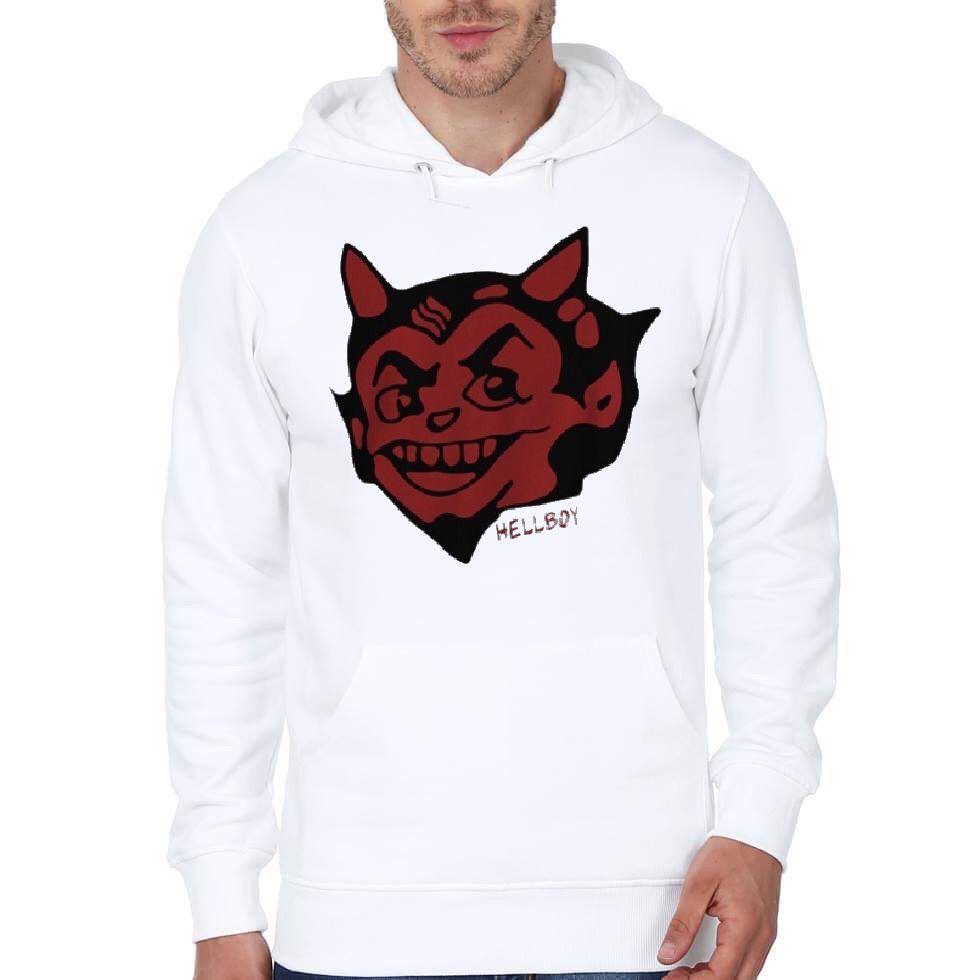 Hell Boy White Hoodie T-Shirts, Sweatshirt | CoreVibeTees.com