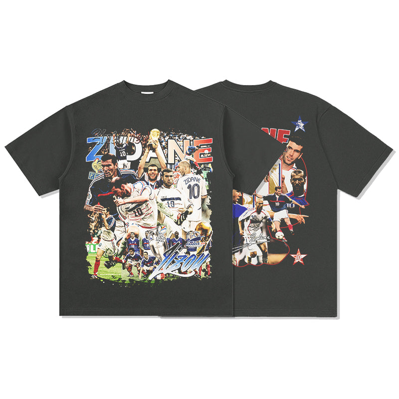 ZIDANE 10  FOOTBALL TEE 2024 Hoodie, Sweatshirt | CoreVibeTees.com (Image 2)
