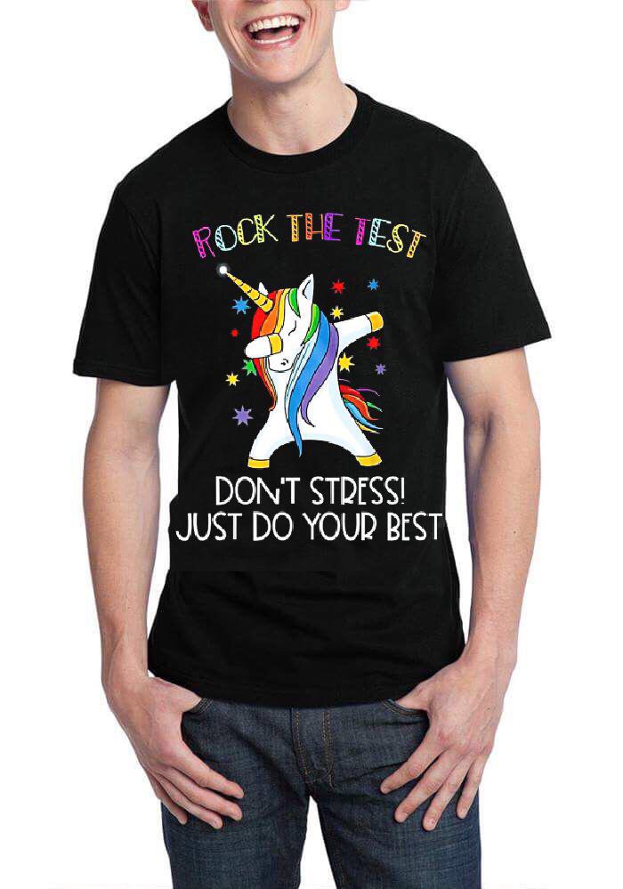 Rock The Test Black Half Sleeve T-Shirt Hoodie, Sweatshirt | CoreVibeTees.com