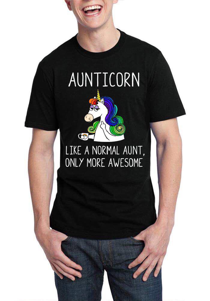 Unicorn Black Half Sleeve T-Shirt Hoodie, Sweatshirt | CoreVibeTees.com