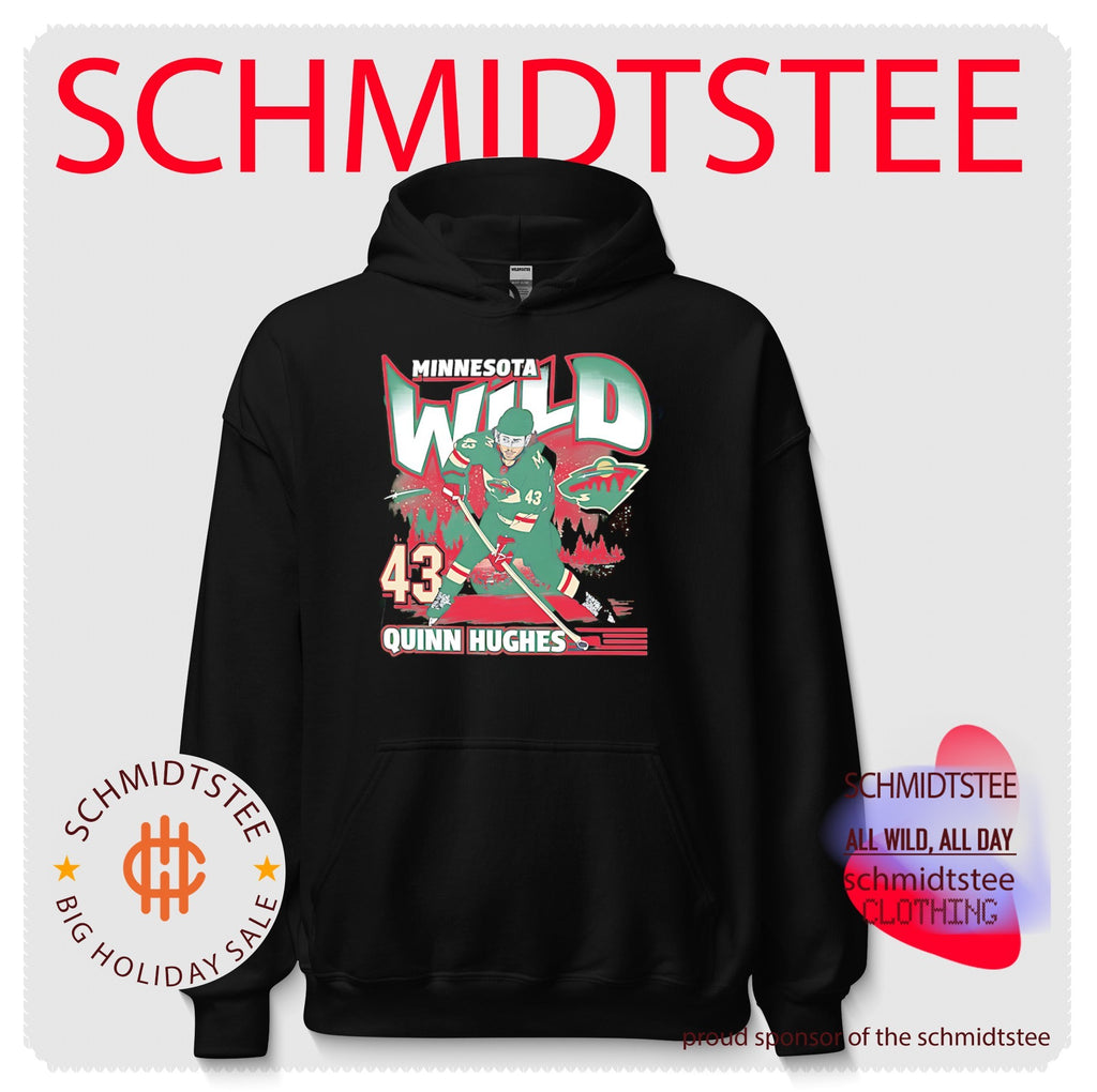 Minnesota Wild Quinn Hughes City Name & Number shirt