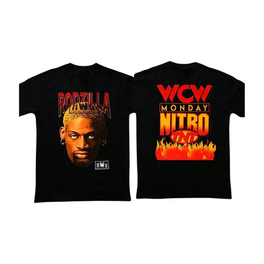 90's Rodzilla Dennis Rodman N.W.O Shirt, Rodzilla Shirt, WCW Monday Nitro TNT, Basketball Shirt, Sport Shirt, Great Gift for Fan